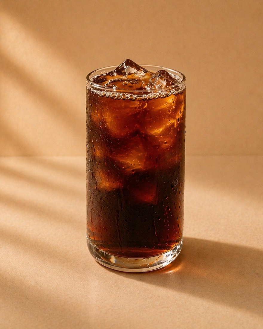 An iced coffee at Hello Again, brewed from Pacific Shore by Pacific Coffee Research