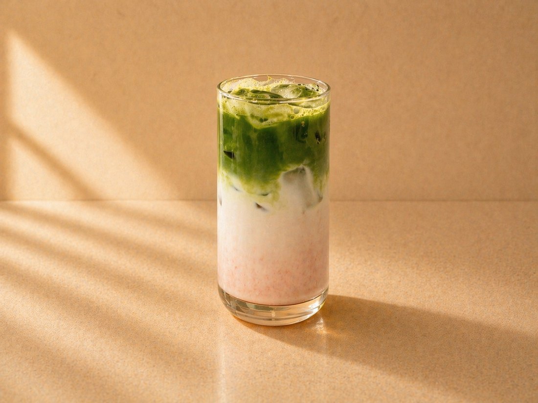 Iced Strawberry Matcha
